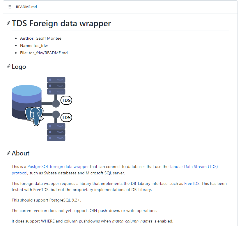 PostgresqlのFDWで異なるデータベース間でSQLを実行する方法 (docker SQLServer連携)